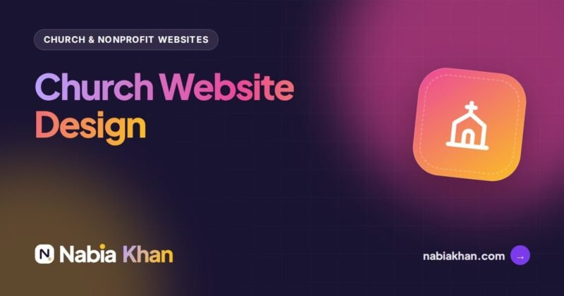 Church website design that welcomes first-time visitors