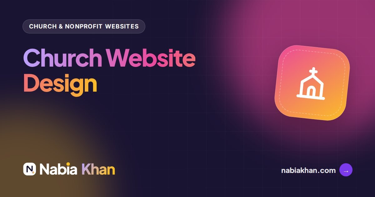 Church website design that welcomes first-time visitors