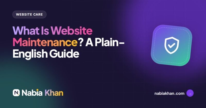 What is website maintenance: a guide for business owners